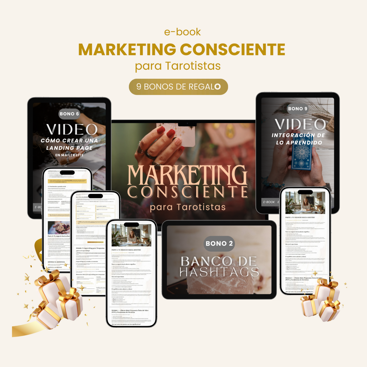🔮 Marketing Consciente para Tarotistas +📜 5 BONOS en PDF + 📽️ 4 BONOS en VIDEO